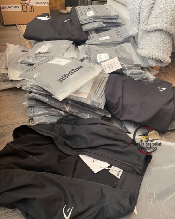 Gymshark clothing pallets
