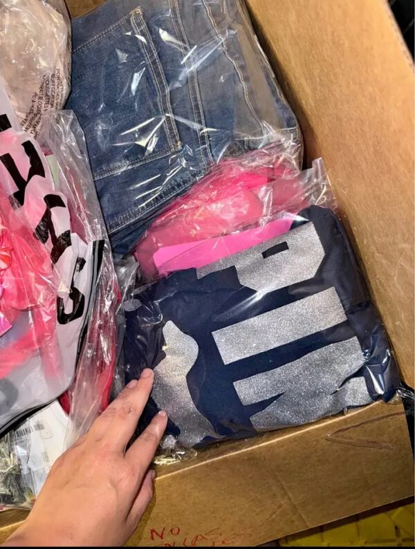 New Shein clothes box.